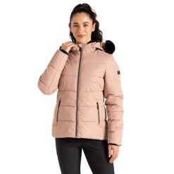Kurtka Narciarska Damska Glamorize V. Brązowe kurtki narciarskie Dare 2b, s, bez wzorów, z materiału, z kapturem, narciarskie. Za 994.99 zł.