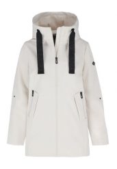 Prosty, krótki płaszcz J-TWIGGY. Czerwone płaszcze Volcano, plus size, bez wzorów, z materiału, klasyczne, bez kaptura. Za 329.99 zł.