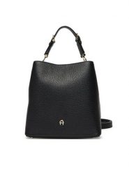 Aigner Torebka Delia S 136160 Czarny. Czarne torebki klasyczne Aigner, bez wzorów, ze skóry, bez dodatków. Za 2,209.00 zł.