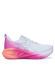 Asics Buty do biegania Novablast 5 1012B989 Niebieski. Niebieskie buty do biegania ASICS, bez wzorów, z meshu, bez zapięcia, do biegania. Za 679.99 zł.