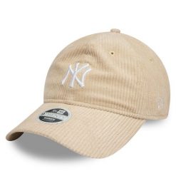 Czapka z daszkiem New Era. Brązowe czapki z daszkiem New Era, bez wzorów. Za 99.99 zł.