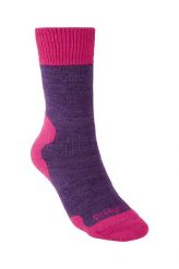 Bridgedale skarpetki Heavyweight Merino Comfort. Czerwone skarpetki Bridgedale, bez wzorów, z dzianiny. Za 129.99 zł.