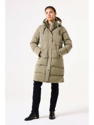 Garcia Płaszcz zimowy w kolorze khaki rozmiar: M. Brązowe płaszcze Garcia, na zimę, m, bez wzorów, z puchu, bez kaptura. Za 448.99 zł.