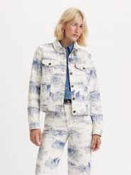 Levi's® Kurtka jeansowa The Original Trucker 29945-0161 Biały Regular Fit. Białe kurtki s, bez wzorów, z bawełny, bez kaptura. Za 399.99 zł.
