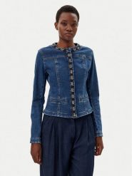 Liu Jo Kurtka jeansowa UA5135 D4448 Niebieski Regular Fit. Niebieskie kurtki Liu Jo, bez wzorów, z bawełny, bez kaptura. Za 869.99 zł.