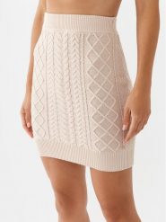 Guess Spódnica mini W3YD68 Z37L1 Szary Regular Fit. Szare spódnice Guess, l, z aplikacjami, z bawełny, mini. Za 639.99 zł.