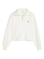 Puma Bluza "Downtown" w kolorze kremowym rozmiar: XS. Brązowe bluzy Puma, xs, bez wzorów, z bawełny, bez kaptura. Za 88.23 zł.
