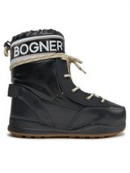 Bogner Śniegowce La Plagne 1 G 32347004 Czarny. Czarne śniegowce Bogner, bez wzorów, ze skóry, bez zapięcia. Za 1,689.00 zł.