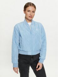 Calvin Klein Jeans Kurtka bomber J20J222587 Niebieski Regular Fit. Niebieskie kurtki Calvin Klein Jeans, xl, bez wzorów, z jeansu, bez kaptura. Za 399.99 zł.