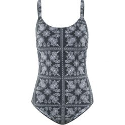 Kostium kąpielowy wyszczuplający bonprix czarno-biały. Bielizna modelująca marki bonprix. Za 79.99 zł.