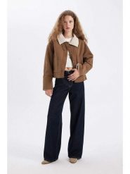 DeFacto Kurtka przejściowa w kolorze jasnobrązowym rozmiar: XL. Brązowe kurtki DeFacto, xl, bez wzorów, bez kaptura. Za 195.99 zł.