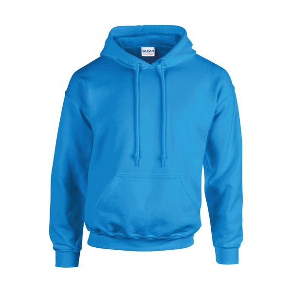 Bluza z kapturem Gildan Heavy Blend ®. Niebieskie bluzy z kapturem GILDAN, xl, bez wzorów, z bawełny, z kapturem. Za 81.80 zł.