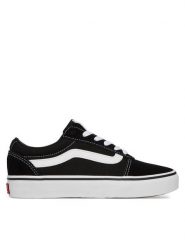 Vans Tenisówki VN0A3IUNIJU1 Czarny. Czarne trampki Vans, bez wzorów, z materiału, bez zapięcia. Za 319.99 zł.
