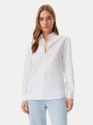 Calvin Klein Koszula K20K208378 Biały Regular Fit. Białe koszule Calvin Klein, bez wzorów, z bawełny, bez kołnierzyka, bez ramiączek. Za 299.99 zł.
