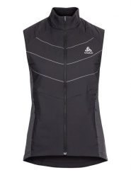 Odlo Kamizelka "Easy S-Thermic" w kolorze czarnym do biegania rozmiar: S. Czarne kamizelki ODLO, s, bez wzorów, ze skóry, sportowe, bez ramiączek, bez kaptura, do biegania. Za 299.37 zł.