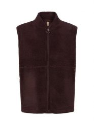 Soyaconcept® Damowa kurtka z futra typu teddy Kobiety Sztuczne włókno brązowy, M. Brązowe kurtki m, bez wzorów, z włókna, bez kaptura. Za 149.95 zł.