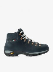 Buty turystyczne damskie Zamberlan New Trail Lite Evo GTX. Niebieskie buty trekkingowe Zamberlan, z gore-texu, bez zapięcia. Za 1,093.20 zł.