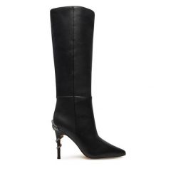 Botki Alma En Pena. Czarne botki Alma En Pena, bez wzorów, bez obcasa, na szpilce, bez zapięcia. Za 569.99 zł.
