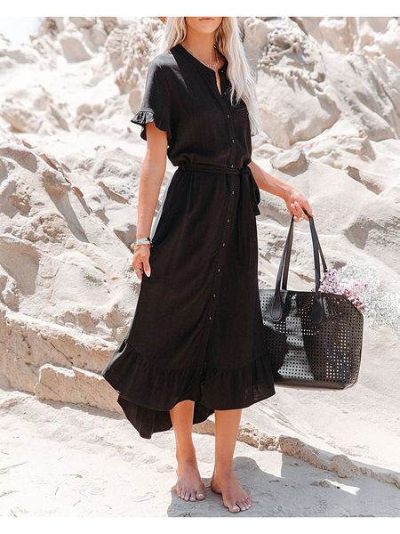 Milan Kiss Sukienka w kolorze czarnym rozmiar: M. Czarne sukienki Milan Kiss, na imprezę, m, bez wzorów, z tkaniny, bez kołnierzyka, bez ramiączek, maxi. Za 148.61 zł.