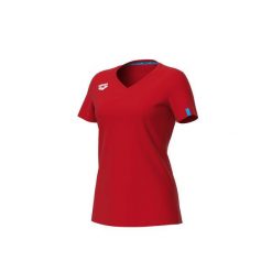 Koszulka damska Arena Team T-Shirt Panel. Czerwone t-shirty sportowe Arena, xl, bez wzorów, bez ramiączek, do pływania. Za 99.00 zł.