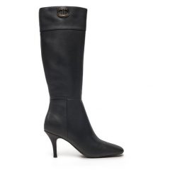 Kozaki TWINSET. Czarne kozaki Twinset, bez wzorów, bez obcasa, na szpilce, bez zapięcia. Za 1,249.00 zł.