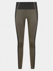 Athlecia Legginsy Powerfull W Seamless Tights EA233338 Brązowy Regular Fit. Brązowe legginsy Athlecia, bez wzorów, z syntetyku, sportowe. Za 99.99 zł.