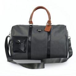 Torba podróżna weekendowa Solier FB49 Barrley szara. Szare torby podróżne Solier, bez wzorów, z materiału, na ramię, duże. Za 148.99 zł.