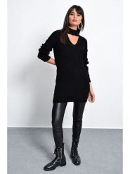 Cool & Sexy Sweter w kolorze czarnym rozmiar: onesize. Czarne swetry Cool & Sexy, bez wzorów, bez ramiączek. Za 52.99 zł.