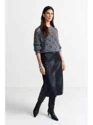 Rich & Royal Sweter w kolorze szarym rozmiar: XL. Szare swetry Rich & Royal, xl, bez wzorów, z wełny, bez ramiączek. Za 324.95 zł.