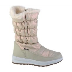 Buty CMP Holse W 39Q4996-A219 beżowy. Brązowe śniegowce bez wzorów, z materiału, za kostkę, bez zapięcia. Za 470.29 zł.