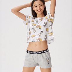 Dwuczęściowa piżama Looney tunes - Biały. Piżamy marki Sinsay. Za 49.99 zł.