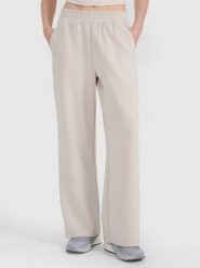 4F Spodnie dresowe w kolorze szarobrązowym rozmiar: L. Szare spodnie dresowe 4f, bez wzorów, z bawełny. Za 130.81 zł.