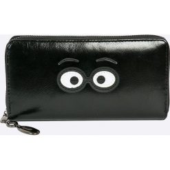 Answear - Portfel. Czarne portfele ANSWEAR, z materiału. W wyprzedaży za 39.90 zł.