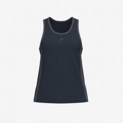 CLUB 25 Tank Top Girls. Białe topy Head, bez wzorów, z meshu, sportowe, bez kołnierzyka, bez ramiączek. W wyprzedaży za 135.00 zł.