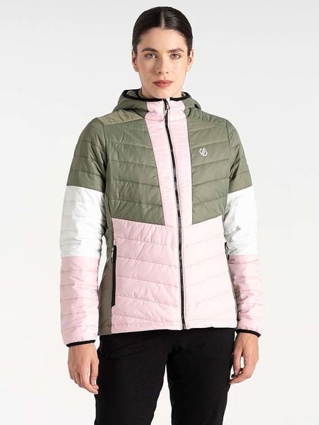 Dare 2b Kurtka pikowana "Lively" w kolorze oliwkowo-białym rozmiar: 38. Białe kurtki Dare 2b, bez wzorów, bez kaptura. Za 118.01 zł.