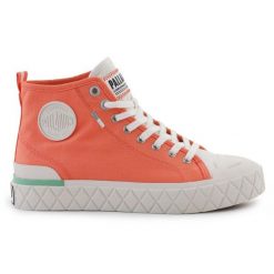Buty Palladium Palla Ace Chukka Org 79142-813-M pomarańczowe. Brązowe buty treningowe bez wzorów, z materiału, bez zapięcia. Za 544.84 zł.