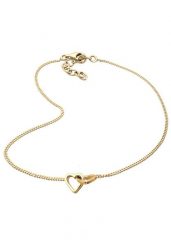 Elli Anklet Damska biżuteria na stopę serce w srebra próby 925 Bransoletki na nogę 1 ct Damski. Szara bransoletki Elli, srebrne. Za 248.99 zł.