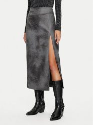 ONLY Spódnica z imitacji skóry Paris 15330036 Szary Regular Fit. Szare spódnice ONLY, xs, bez wzorów, ze skóry. Za 109.99 zł.