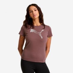 Koszulka fitness damska Puma. T-shirty sportowe Puma, m, bez wzorów, z bawełny, bez ramiączek, na fitness i siłownię. Za 89.99 zł.