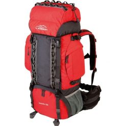 Plecak trekkingowy LOAP Saulo 65 L — wytrzymały i ergonomiczny. Czerwone plecaki YOA, bez wzorów, bez dodatków. Za 305.99 zł.