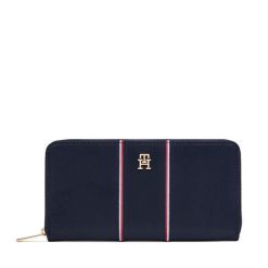 Portfel Tommy Hilfiger. Niebieskie portfele Tommy Hilfiger, bez wzorów, z nylonu. Za 239.99 zł.