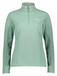 Jack Wolfskin Kurtka polarowa "Baiselberg" w kolorze miętowym rozmiar: XL. Zielone kurtki Jack Wolfskin, xl, bez wzorów, z materiału, bez kaptura. Za 122.67 zł.