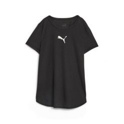 Puma Koszulka Marbleized 67645501. Czarne t-shirty sportowe Puma, bez wzorów, z materiału, bez ramiączek. Za 66.99 zł.