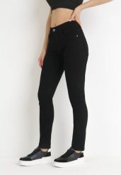 Czarne Jeansy Skinny z Regularnym Stanem Ciani. Czarne jeansy Born2be, bez wzorów, z jeansu. W wyprzedaży za 72.24 zł.
