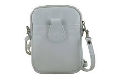 Listonoszka etui skórzane BARBERINI'S 887-32 białe. Białe shopper bag Barberinis, bez wzorów, ze skóry, na ramię, małe, bez dodatków. Za 119.99 zł.
