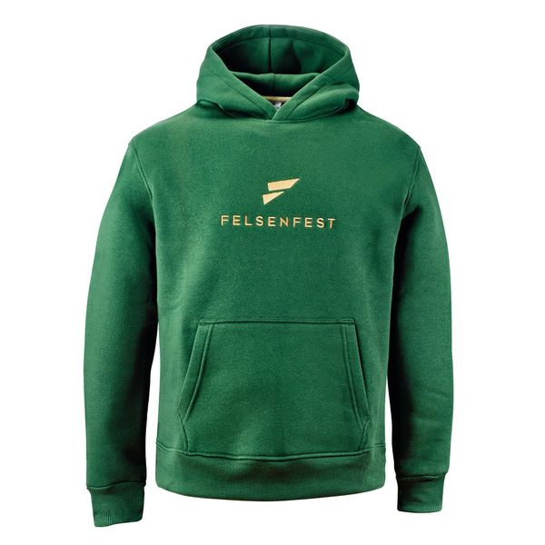 Bluza rozgrzewkowa Slopers. Zielone bluzy FELSENFEST, bez wzorów, z bawełny, sportowe, bez ramiączek, bez kaptura. Za 289.99 zł.