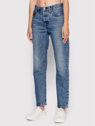Levi's® Jeansy 501® Crop 36200-0236 Niebieski Cropped Fit. Niebieskie jeansy s, bez wzorów, z bawełny. Za 419.99 zł.