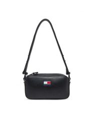 Tommy Jeans Torebka Tjw Ess Must Convertible Camera AW0AW17290 Czarny. Czarne listonoszki Tommy Jeans, bez wzorów, z jeansu, bez dodatków. Za 179.99 zł.