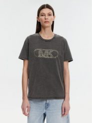 MICHAEL Michael Kors T-Shirt MS551SC36A Szary Regular Fit. Szare t-shirty MICHAEL Michael Kors, xs, bez wzorów, z bawełny, bez kołnierzyka, bez ramiączek. Za 329.99 zł.