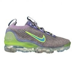 Buty do biegania damskie Nike Air Vapormax 2021 FK. Szare buty do biegania Nike, bez wzorów, z materiału, bez zapięcia, do biegania. Za 497.00 zł.